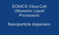 Video:Sonics ultrasonic disperser,VCX1500